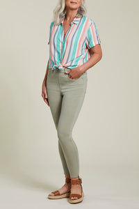 5 Pocket Pull-On Ankle Pant