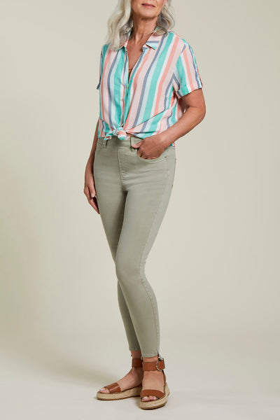 5 Pocket Pull-On Ankle Pant