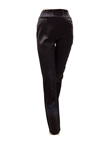 Stud Detail Waist Pull/On Pants