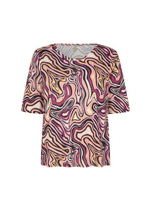 Short Sleeve Printed Top