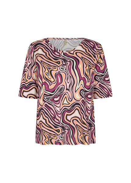 Short Sleeve Printed Top