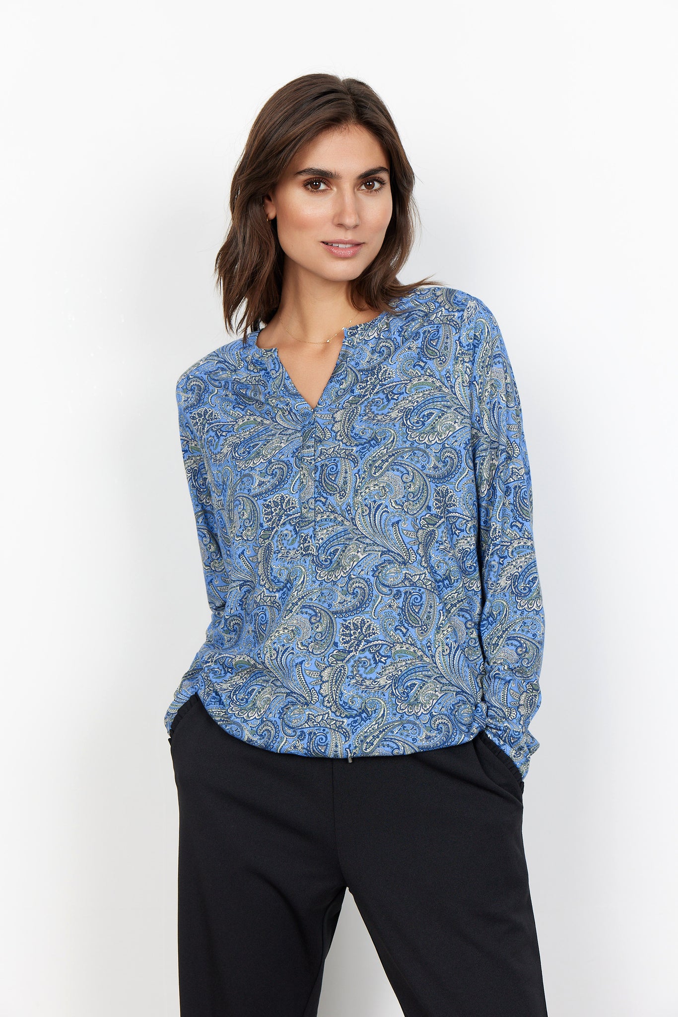 Long Sleeve Printed Top