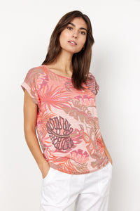 Short Sleeve Print Top