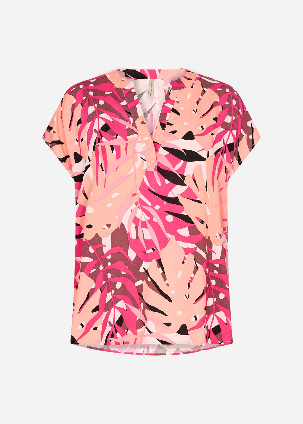 Leaf Print Top