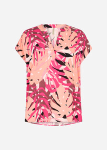 Leaf Print Top