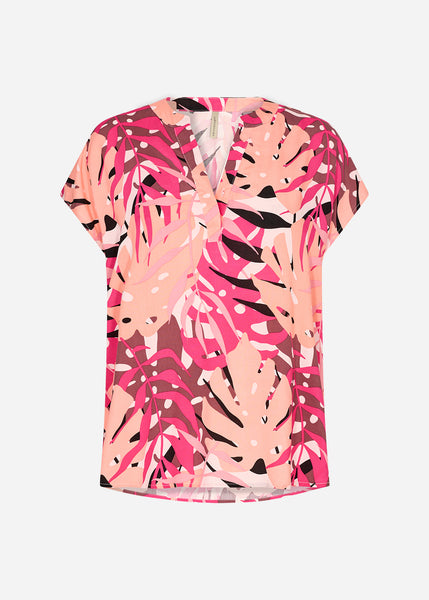 Leaf Print Top