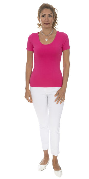 Short Sleeve Slim Fit Top
