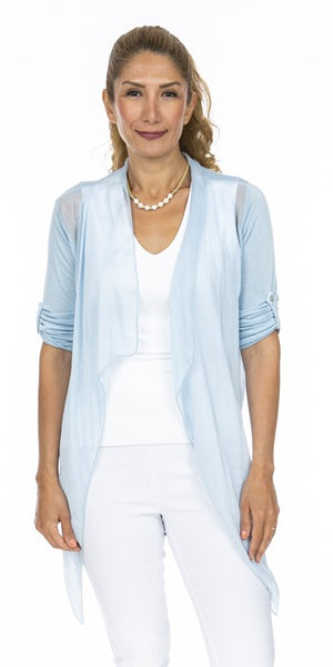 Crop Silk Cardigan - Italian