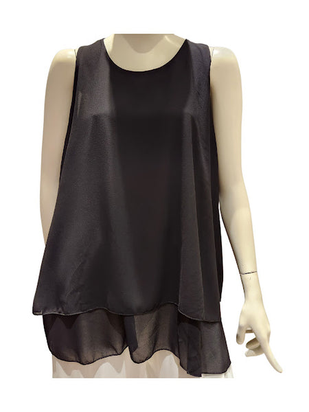 Sleeveless Layered Top- Italian