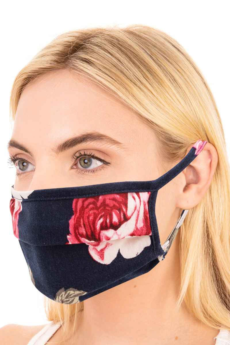 Floral Print Mask