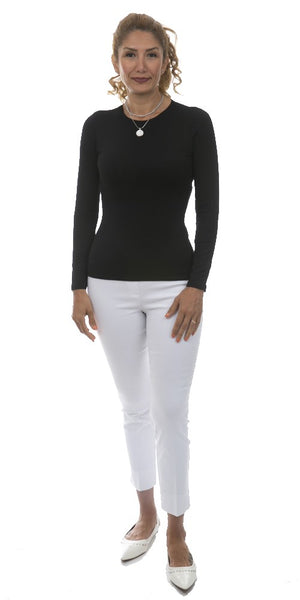 Long Sleeve Round Neck Top