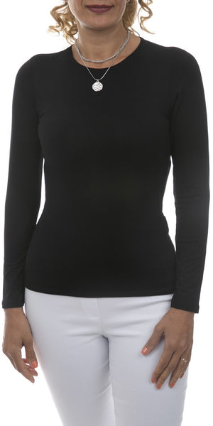 Long Sleeve Round Neck Top