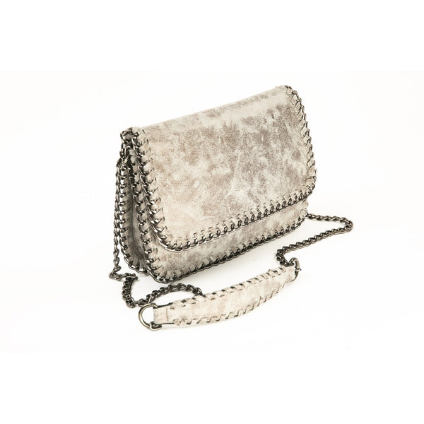 Chain Trim Cross Body Bag