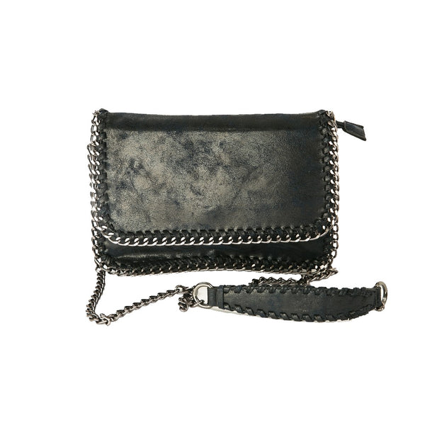 Chain Trim Cross Body Bag