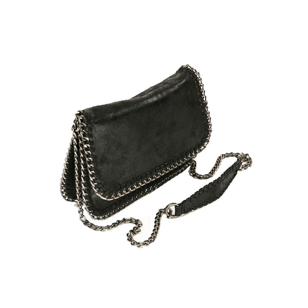 Chain Trim Cross Body Bag