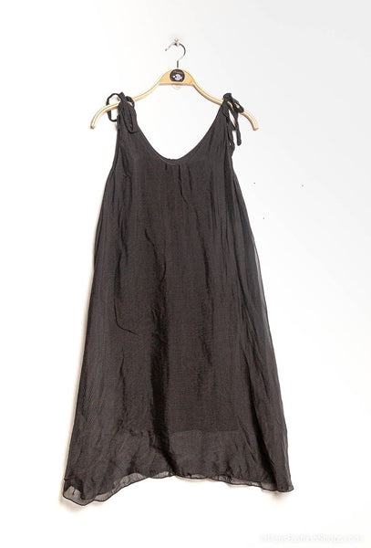 Sleeveless Silk Dress - Italian