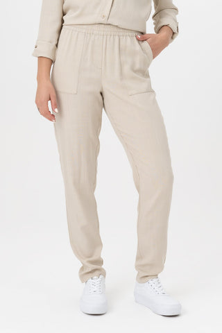 Tencel Pull-On  Ankle Pants