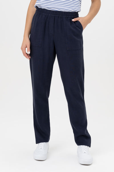 Tencel Pull-On  Ankle Pants