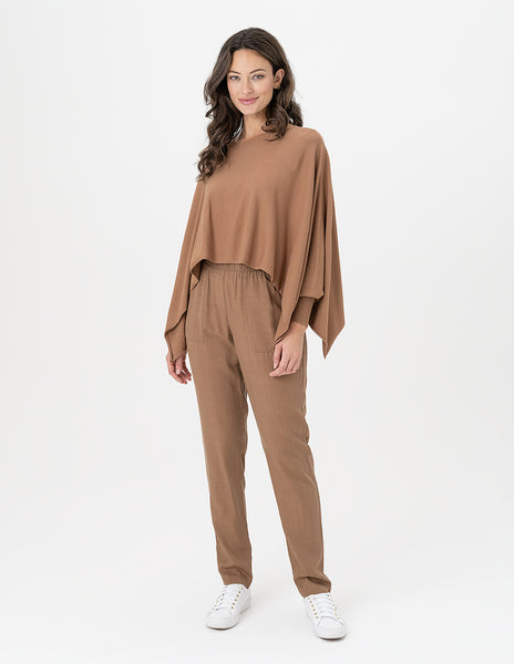 Tencel Pull-On  Ankle Pants