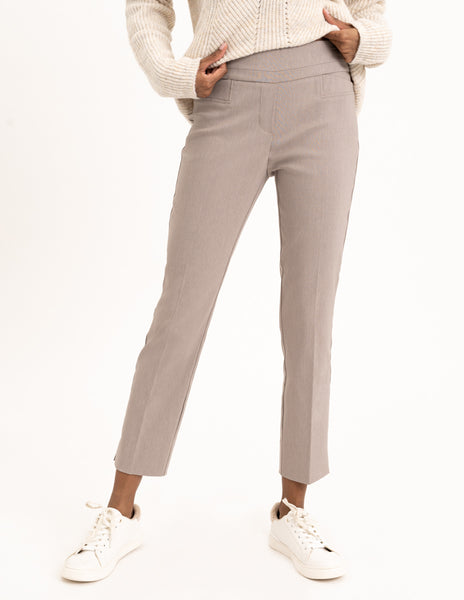 Slim Pull-On Ankle Pants