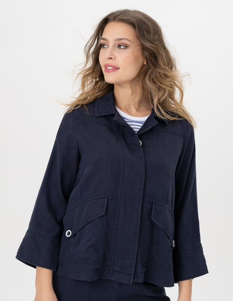 3/4 Sleeve Tencel Jacket