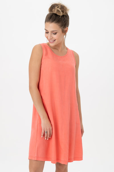 Sleeveless Swing Tencel Dress