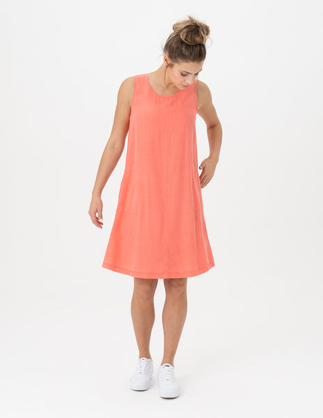 Sleeveless Swing Tencel Dress