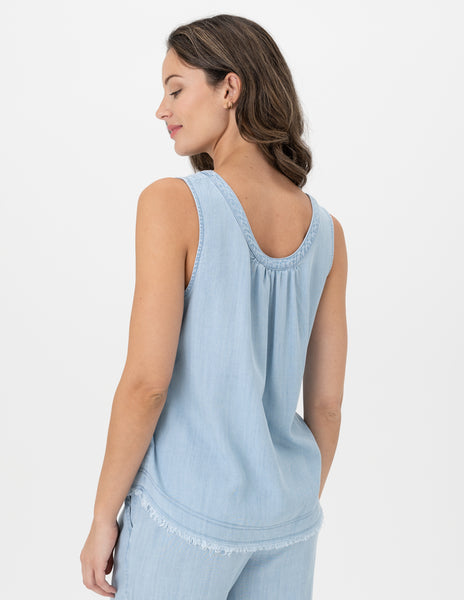 Sleeveless Tencel Top