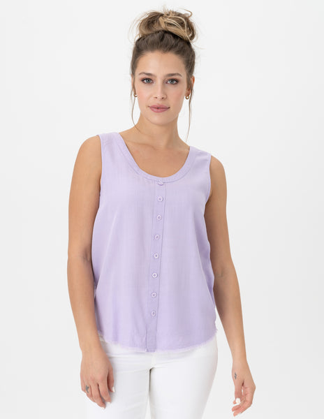 Sleeveless Tencel Top