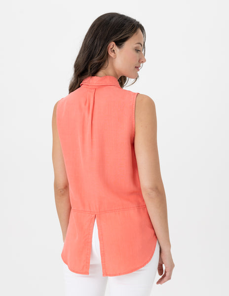 Sleeveless Tencel Top