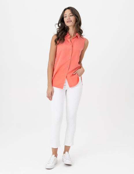 Sleeveless Tencel Top