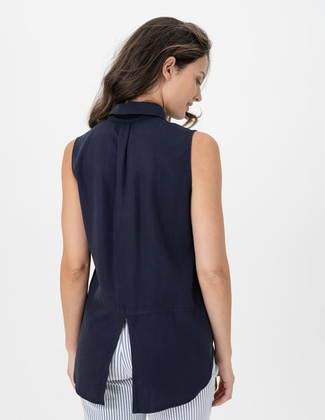 Sleeveless Tencel Top