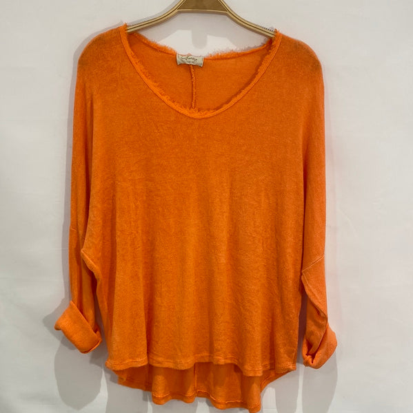Long Sleeve V-Neck Sweater
