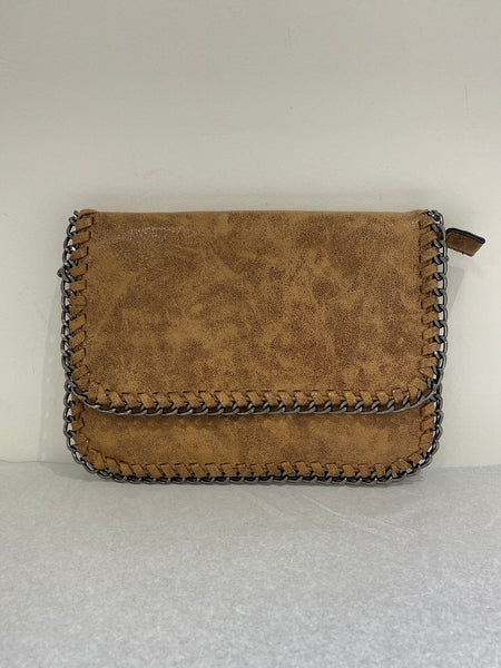 Chain Trim Cross Body Bag