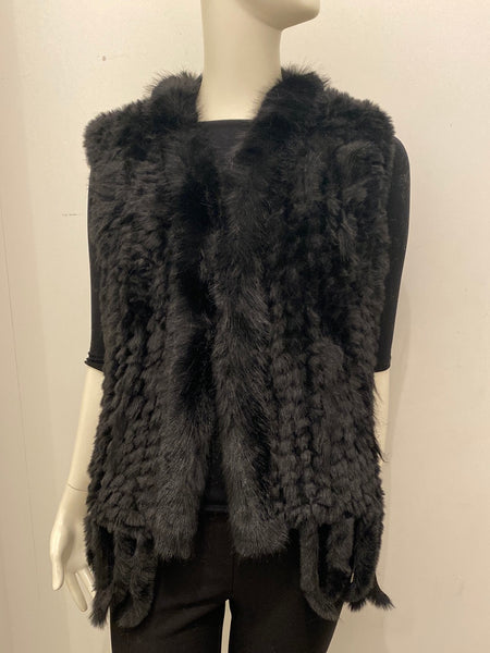 Fringe Fur Vest