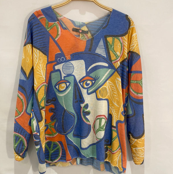 Printed Light Sweater