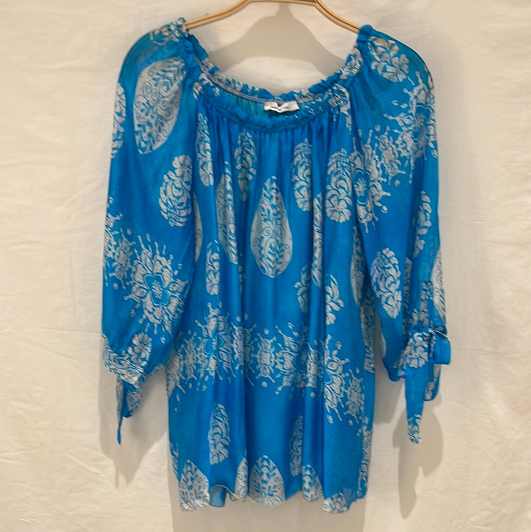 Printed Silk Blouse - Italian