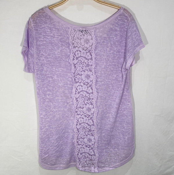 Lace Back Cotton Top