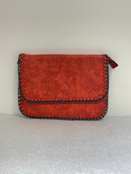 Chain Trim Cross Body Bag