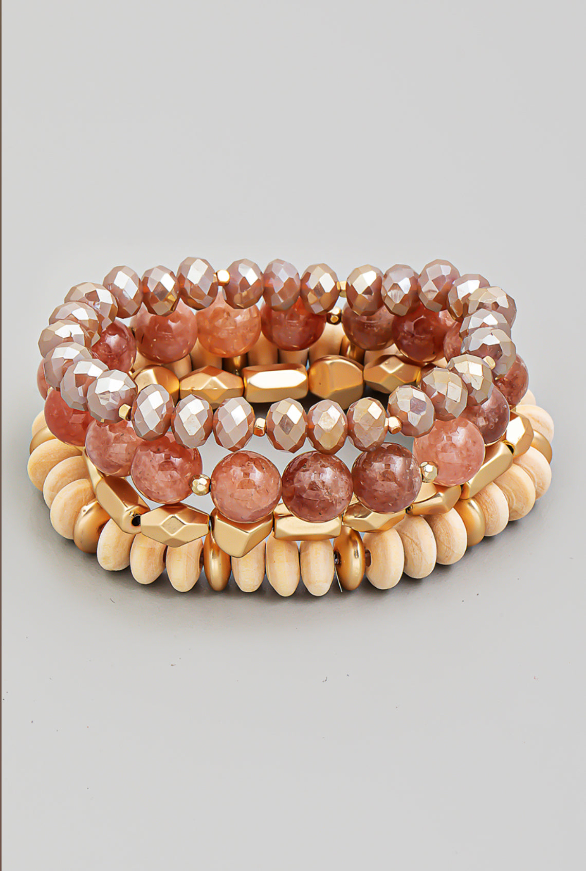 Assorted Bead Stackable Bracelet