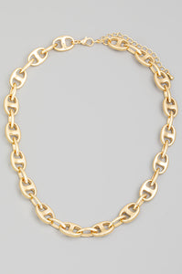 Mariner Chain Clasp Link Necklace
