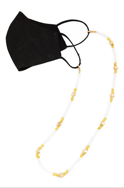Star Beaded Mask/Glasses Chain Necklace