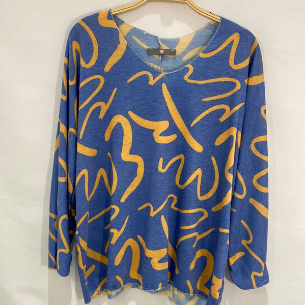 Printed Light Sweater