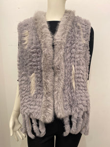Fringe Fur Vest