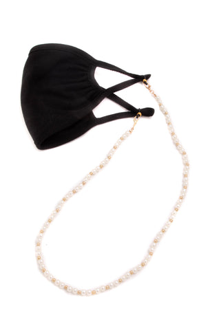 Ball Bead Chain Mask Necklace