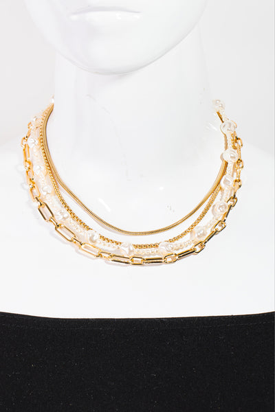 Assorted Layered Chain Link Necklace Set