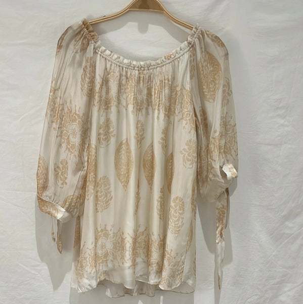 Printed Silk Blouse - Italian
