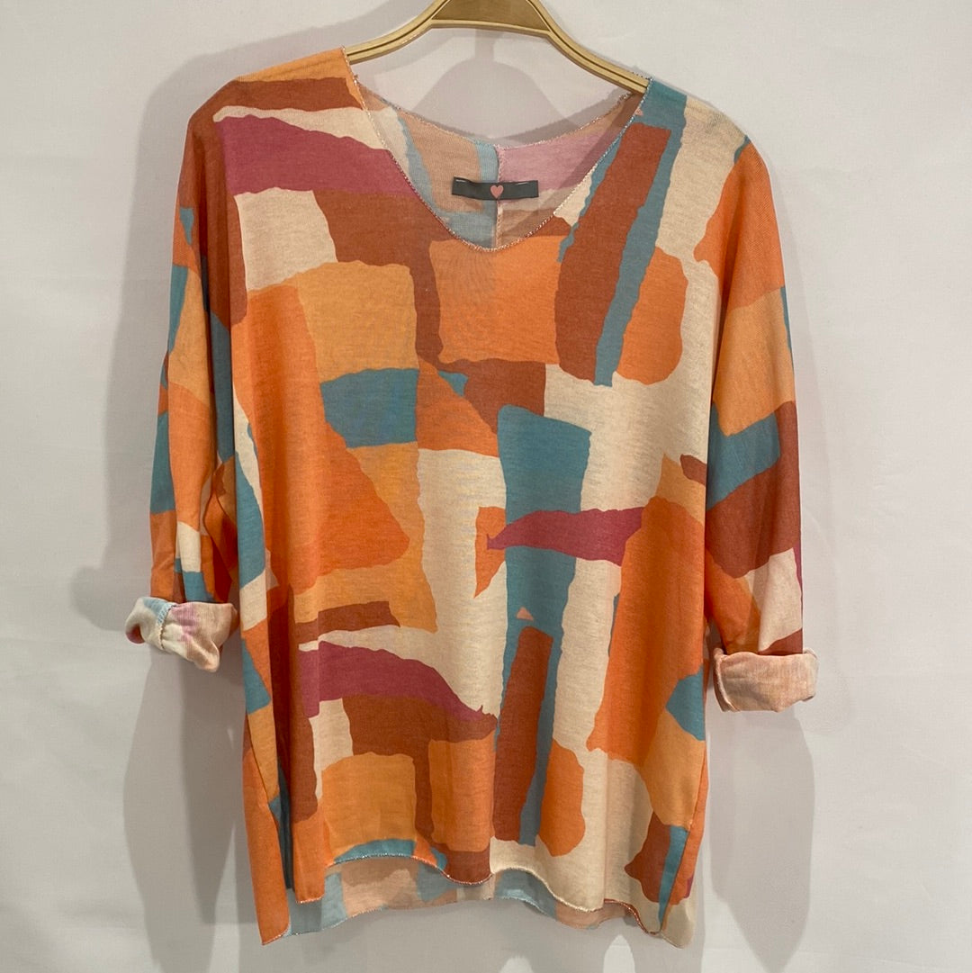 Printed Sweater