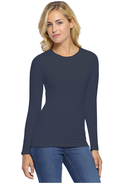 Long Sleeve Round Neck Top