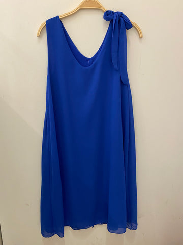 Sleeveless Chiffon Dress - Italian